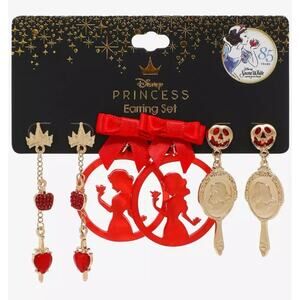 Disney Snow White and the Seven Dwarfs Snow White Icons Earring Set | NEW